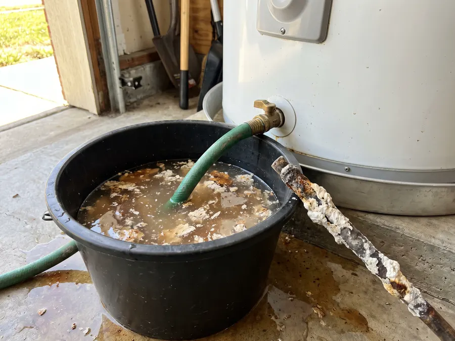 Plumbing in Pittsburg, Hard water is what kills tanks here